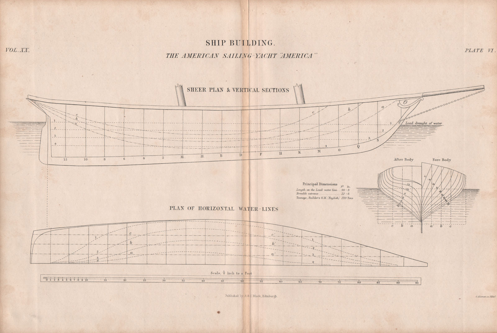 VICTORIAN BOAT PLAN Sailing Yacht